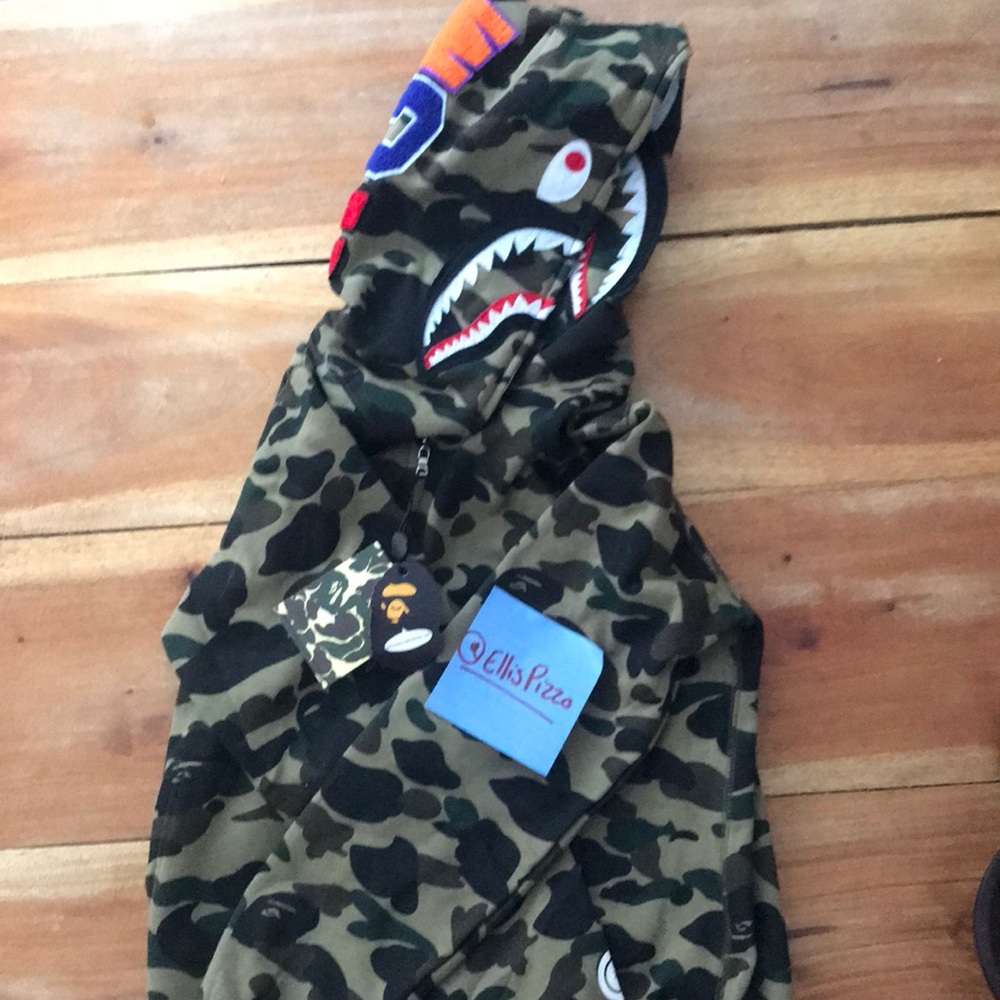 Camo bape hoodie